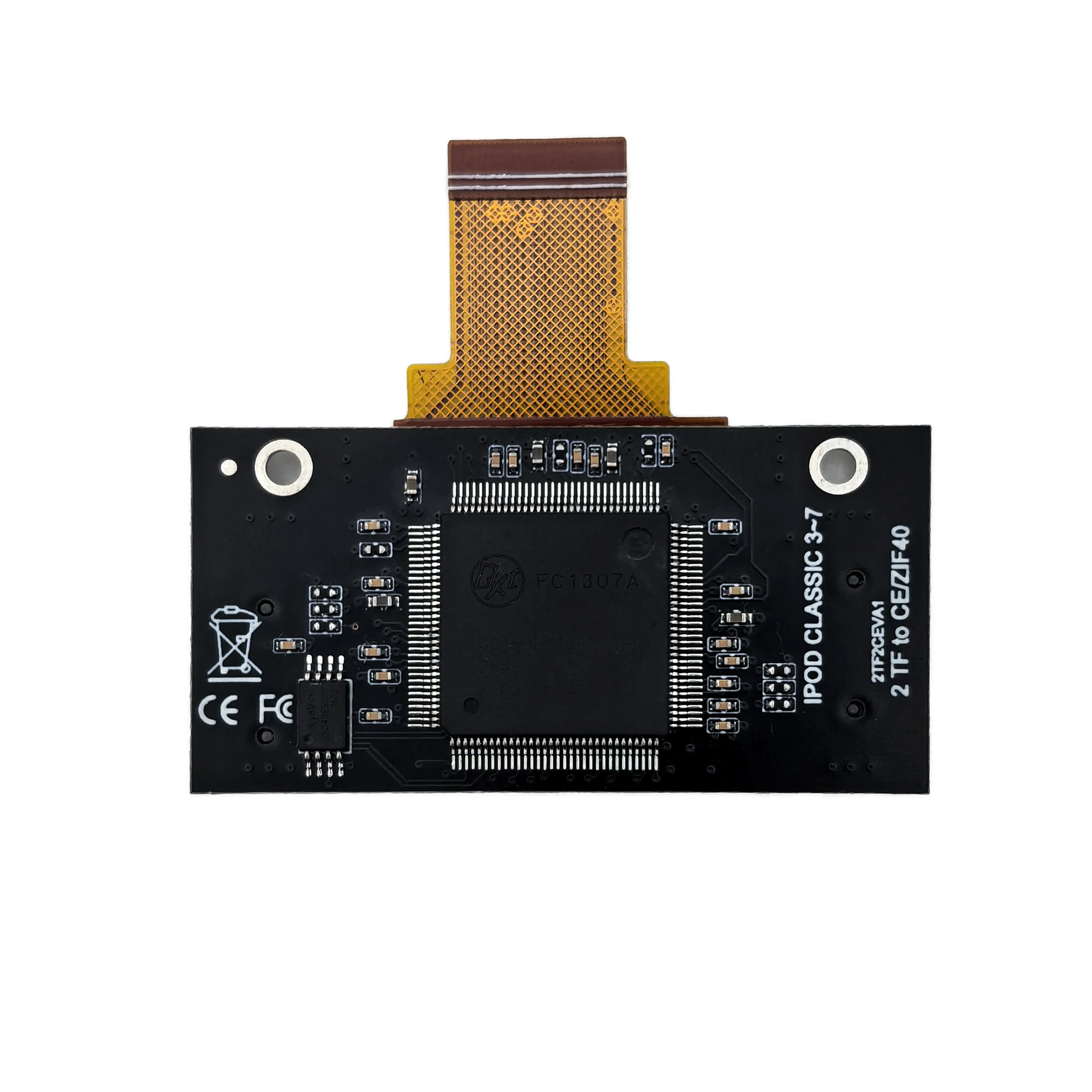 Dual Micro SD Adapter iFlash Card for iPod Classic Video 5th 5.5th 6th 7th Gen Hard Drive Upgrade PC Games NAS Expansion