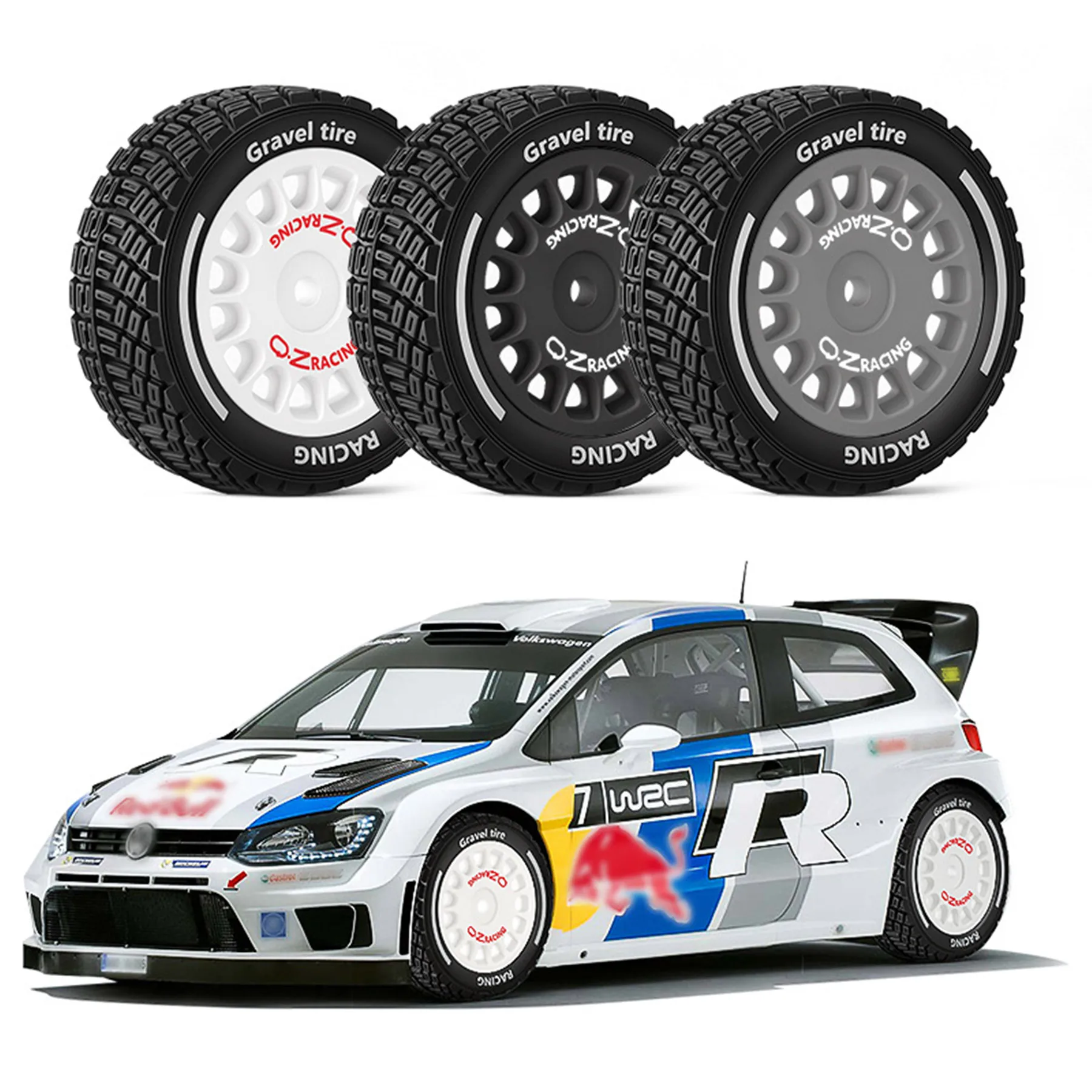 1:14 Rc Rally Rubber Tires & Plastic Wheel Rims 12mm Hex for MJX 14301 14302 14303 14304 Tamiya1/14 Scale RC On Road Car 4pcs