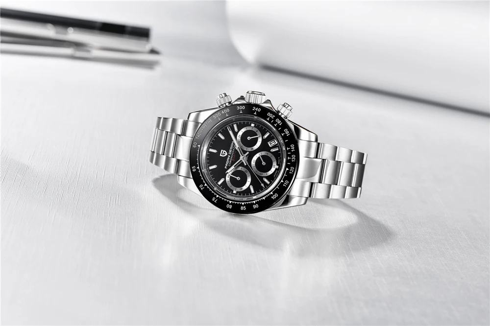 2026 New PAGANI DESIGN Brand Luxury Quartz Watch Sapphire Waterproof Luminous Men Watch Japan VK63 Movt All Steel Chronograph