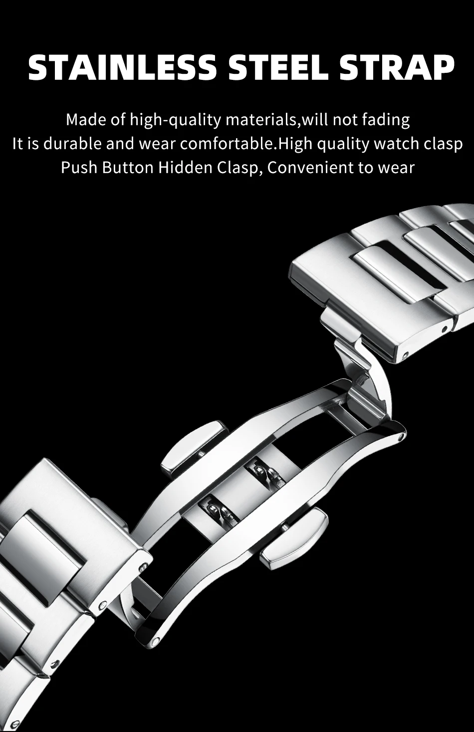 PAAZOMU Luxury Brand Men's Quartz Wristwatch Stainless Steel Waterproof Luminous Date Man Clock Square Business Watches For Men