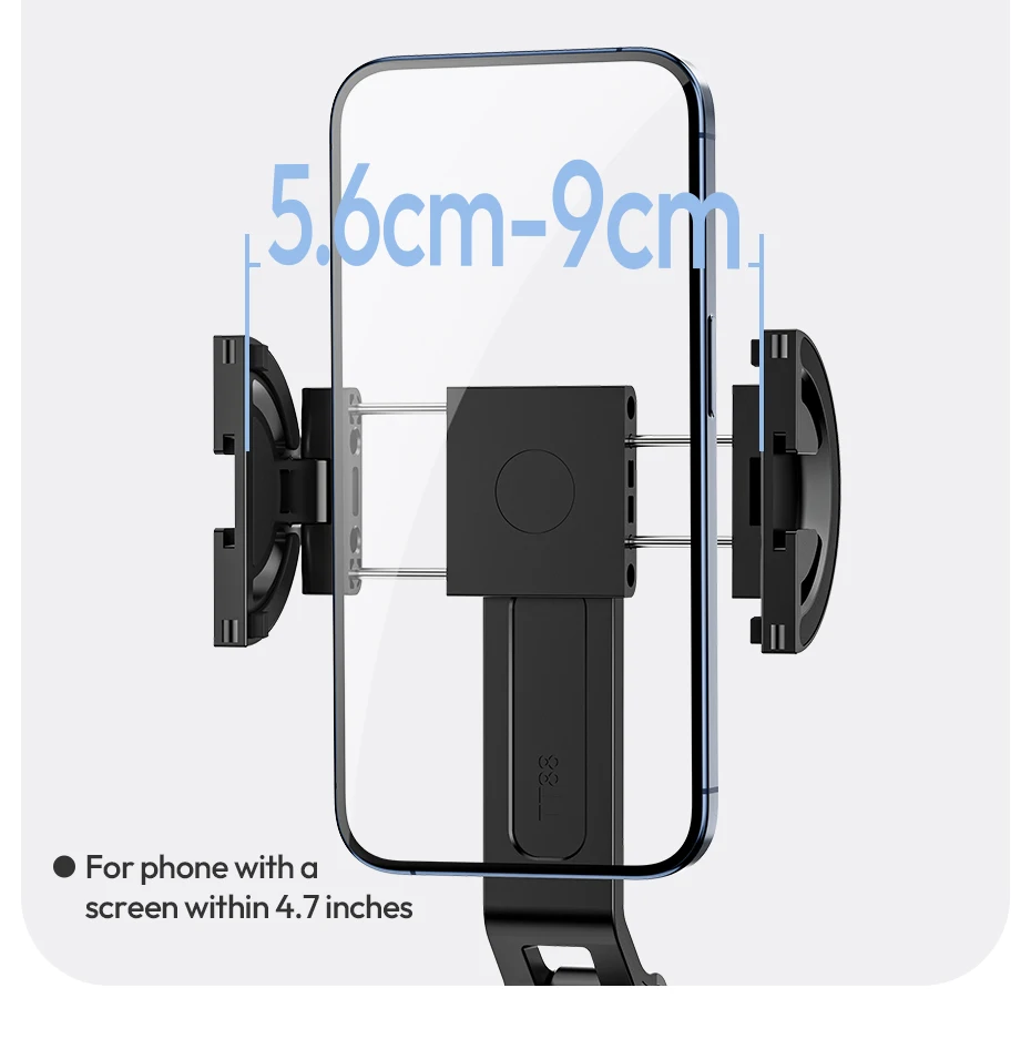 Ulanzi TT88 Overhead Selfie Stick 1.44M with MagSafe Clamp Photograph Tripod for Phone Livestreaming Vlog with Remote Control Double Cold Shoe Remote Controller Light Desktop Shoot Mantis Bracket