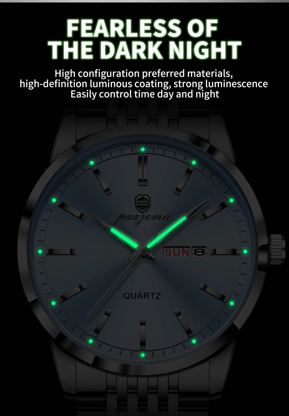 2026 New Top Brand Luxury Man Wristwatch Waterproof Luminous Date Men Watches Stainless Steel Quartz 43mm Men's Watch Male Reloj