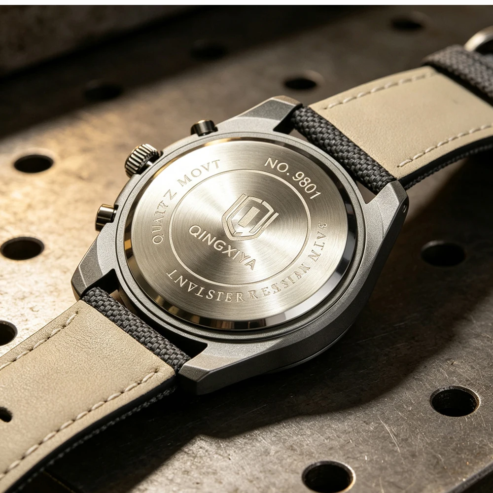 QINGXIYA Men Watch Original Fashion Brand Quartz Watch For Man Waterproof Sport Calendar Chronograph Watches Relogio Masculino