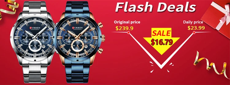 CURREN Mens Watches Top Luxury Brand Waterproof Sport Wrist Watch Chronograph Quartz Military Genuine Leather Relogio Masculino