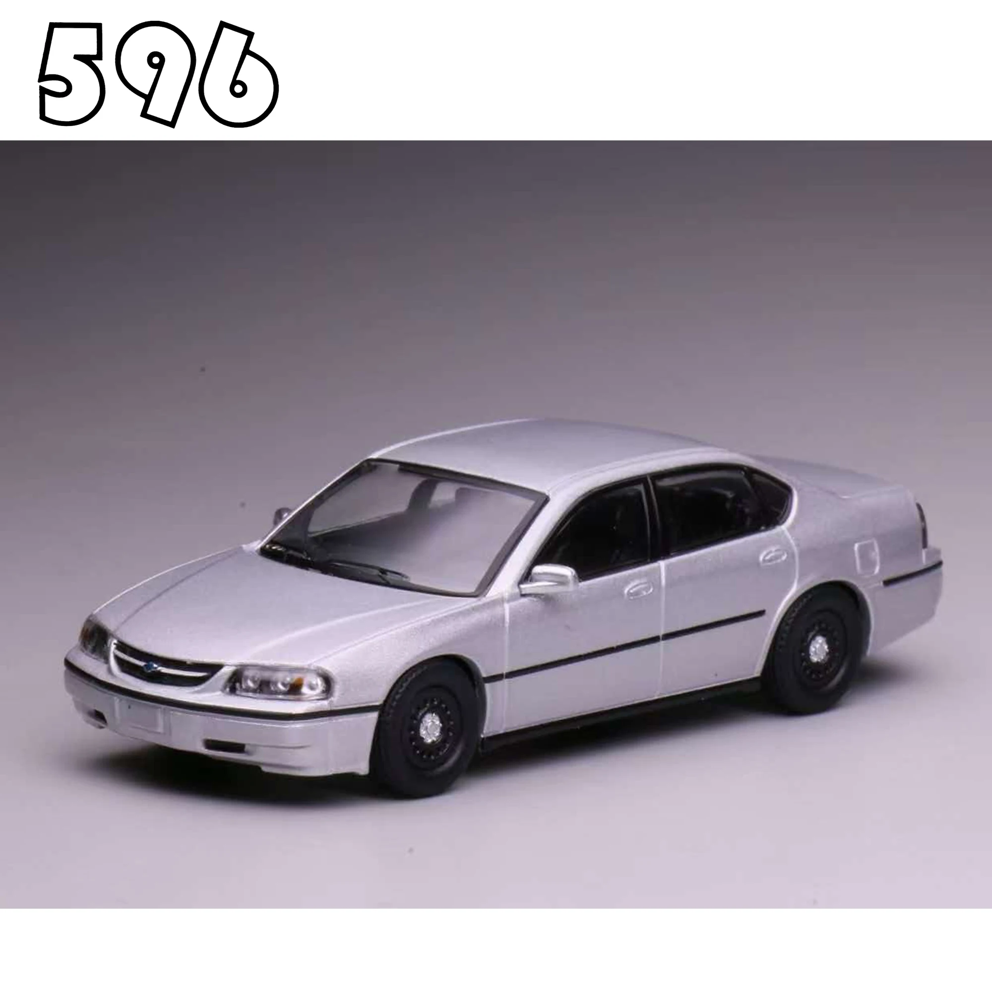 596 1/64 Chevrolet Impala - The Prototype of American Plainclothes Police NYPD Car Alloy Diecast Metal Model Kids Toys Boys