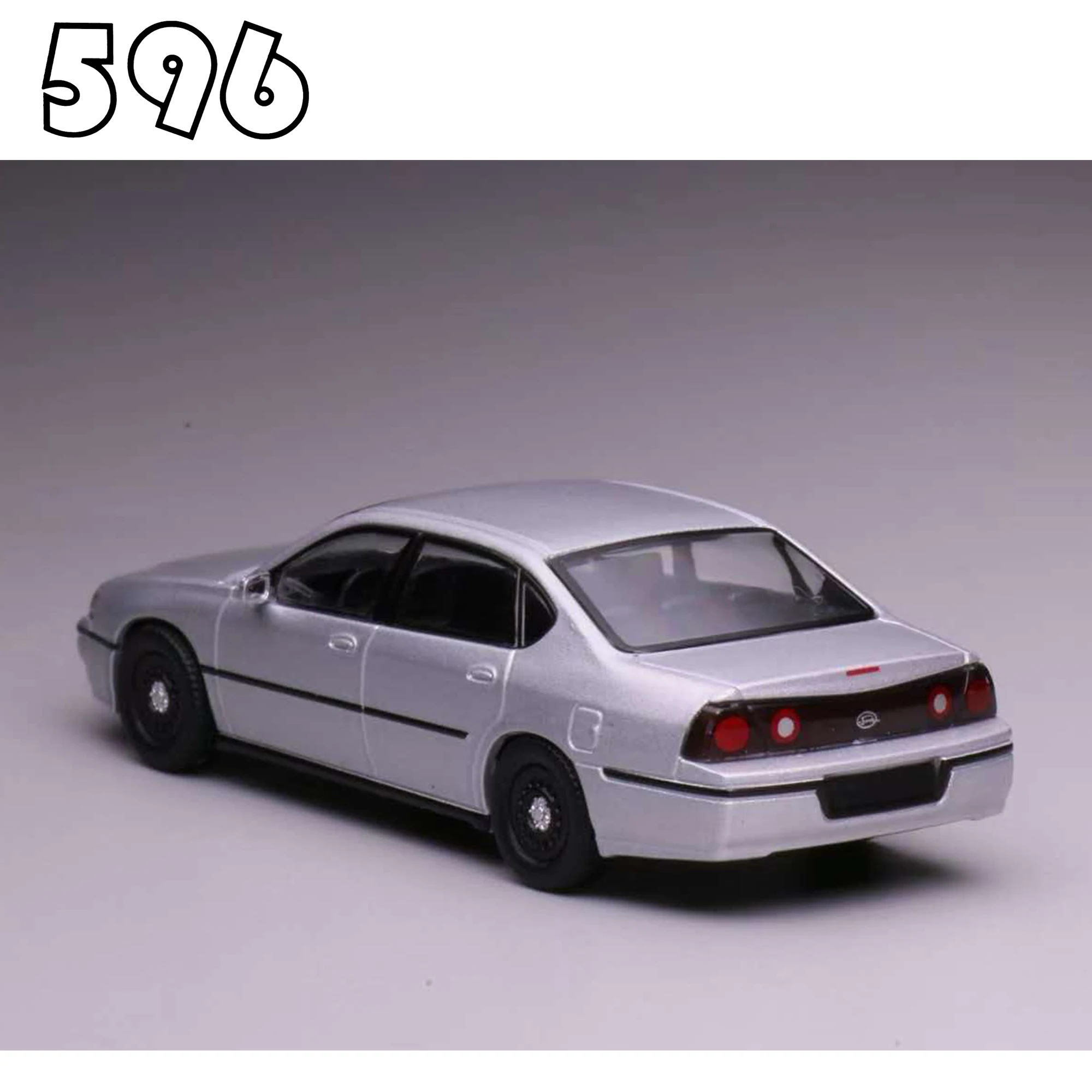 596 1/64 Chevrolet Impala - The Prototype of American Plainclothes Police NYPD Car Alloy Diecast Metal Model Kids Toys Boys