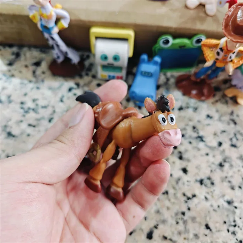 Hot Sale 10pcs Movie Cartoon Toy Story 5 Jessie Woody Buzz Lightyear Forky Lilypad Smarty Pants Action Figure Model Toys Gifts
