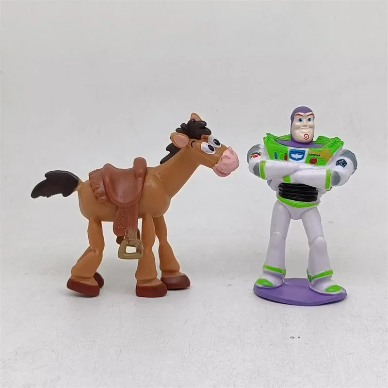 Hot Sale 10pcs Movie Cartoon Toy Story 5 Jessie Woody Buzz Lightyear Forky Lilypad Smarty Pants Action Figure Model Toys Gifts