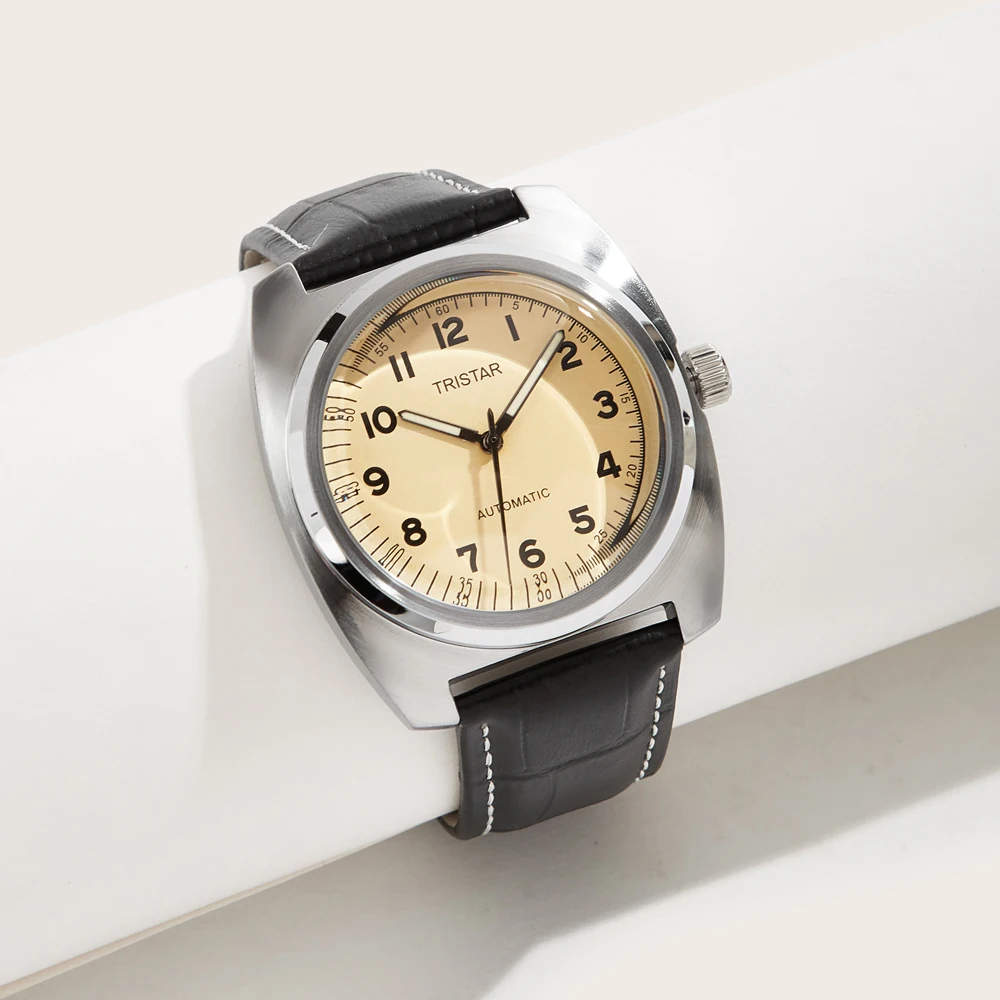 Big Case Mechanical Watches Men Automatic Wristwatch Male Rectangle Timepieces Uhr