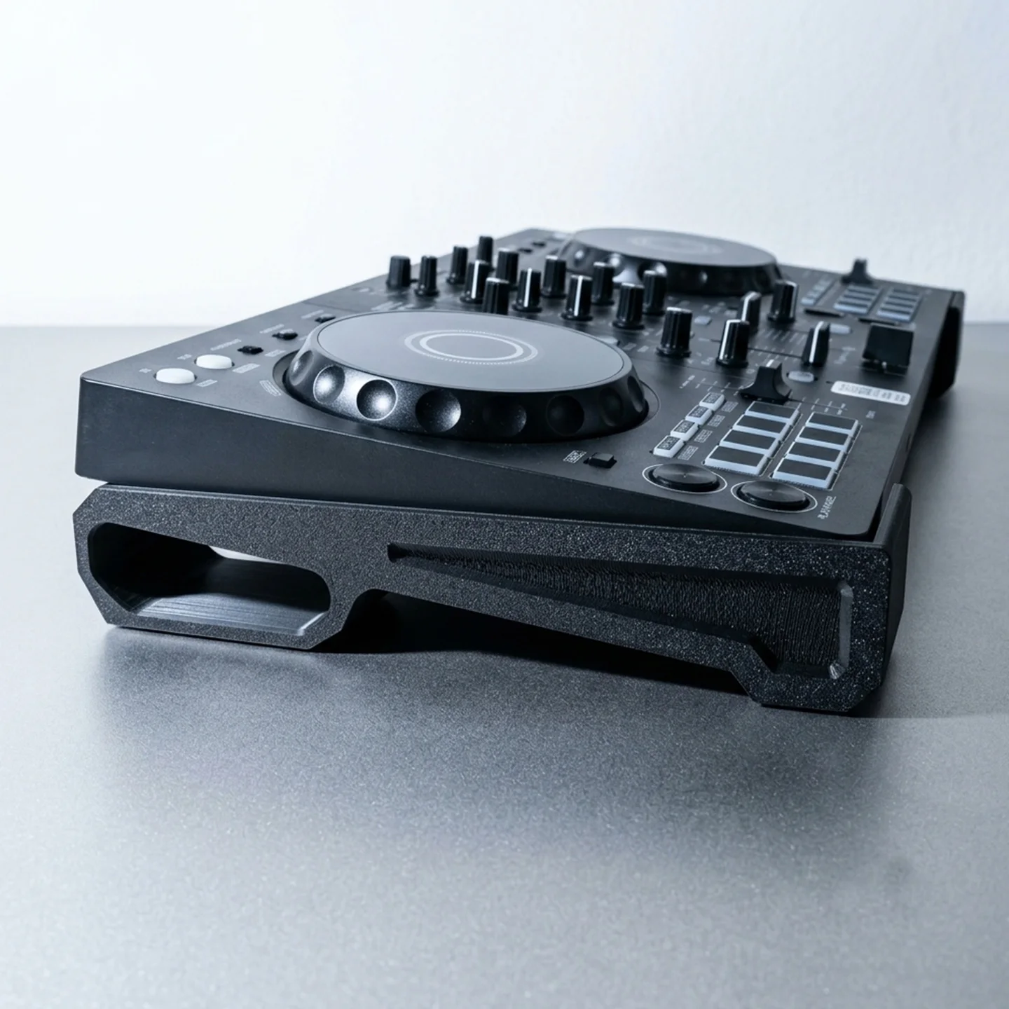 DJ Controller Stand Riser for Pioneer DDJ-FLX4, Non-Slip Base Holder Elevated Bracket with Anti-Skid Pads, DJ Equipment Accessor