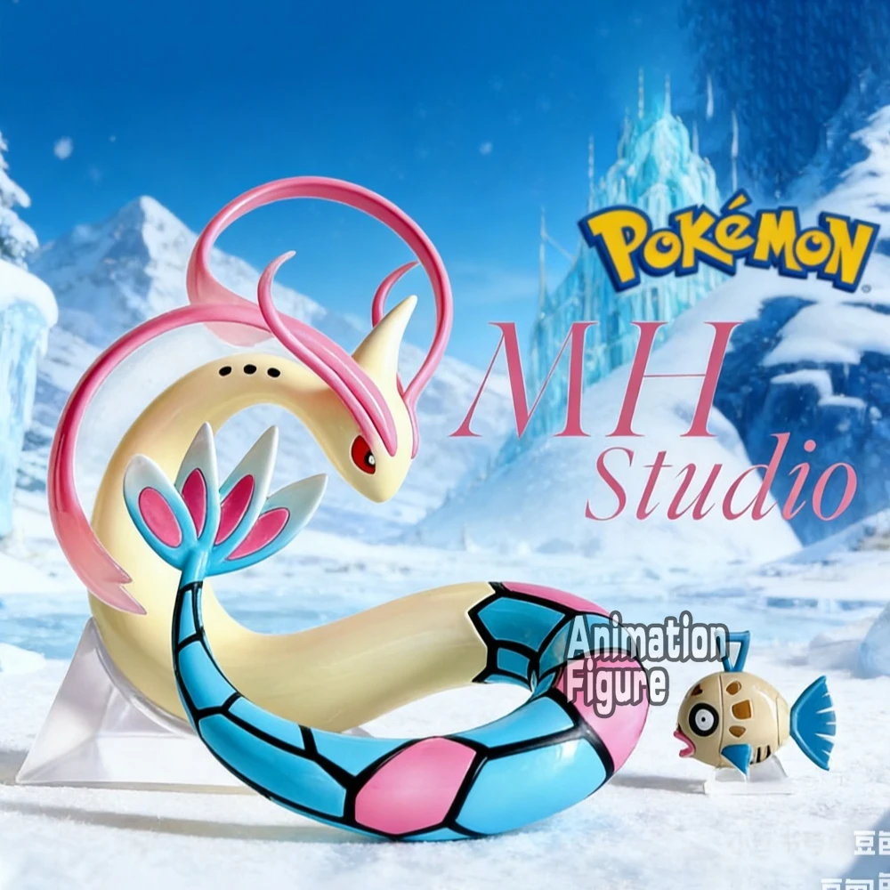 3-12cm Anime Pokemon Figure Milotic Evolutionary Combination Action Figures Pvc Collection Model Toys for Gifts