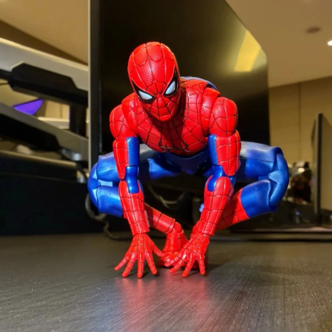 In Stock Blokees Spiderman Brand New Day Series Action Figures Toy Collection Assembly Model Kit Gifts Toys Gift
