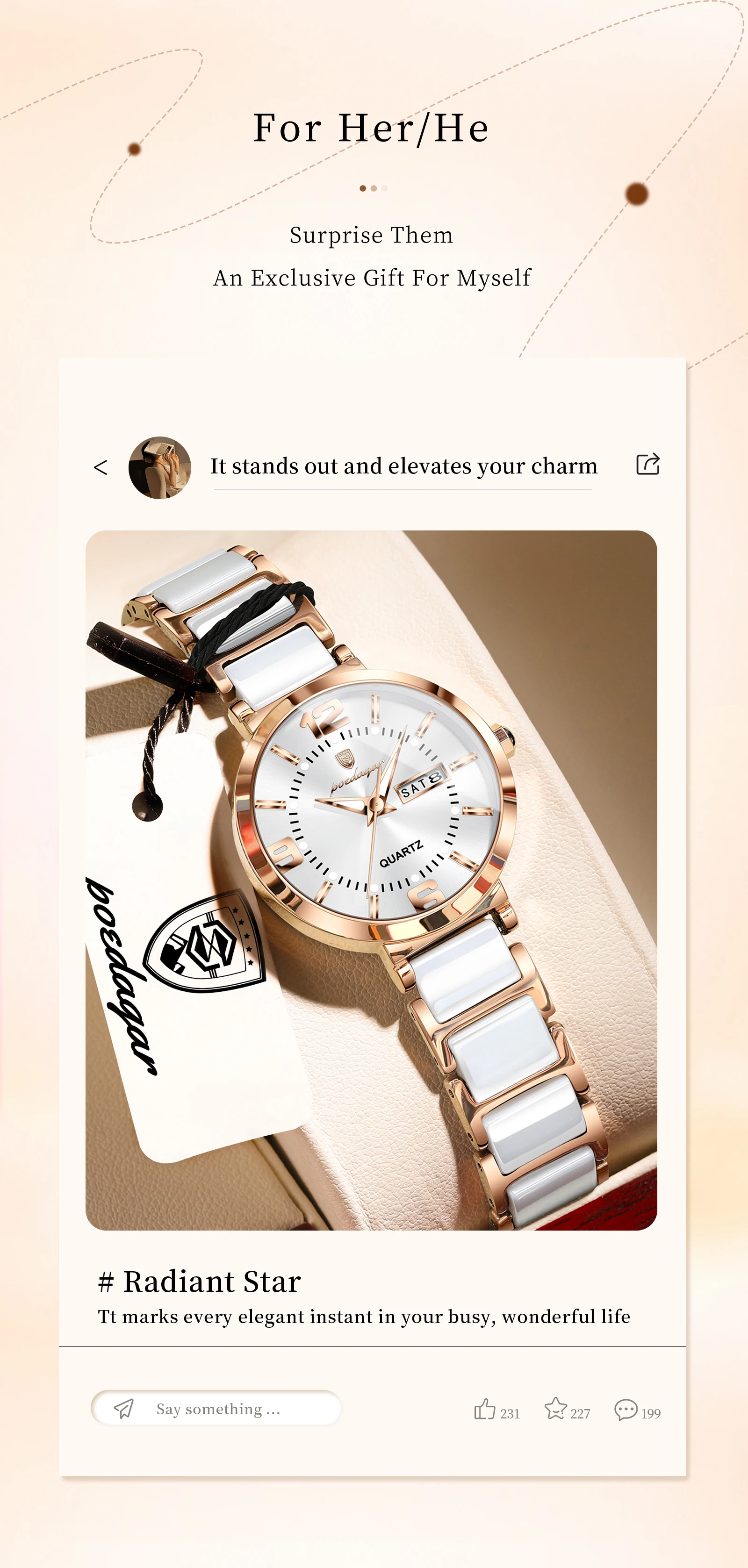 POEDAGAR Top Original Woman Clock Waterproof Quartz Elegant Ladies Wristwatch Stainless Steel Week Date Fashion Women's Watches