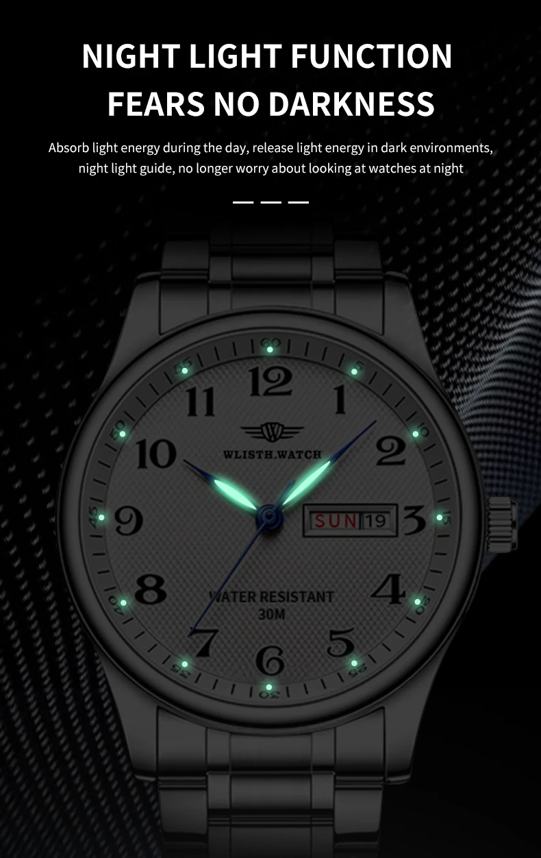 Vintage Ultra-Thin Watch, Atmospheric Men's Night Light Waterproof Quartz Watch, Give Gift
