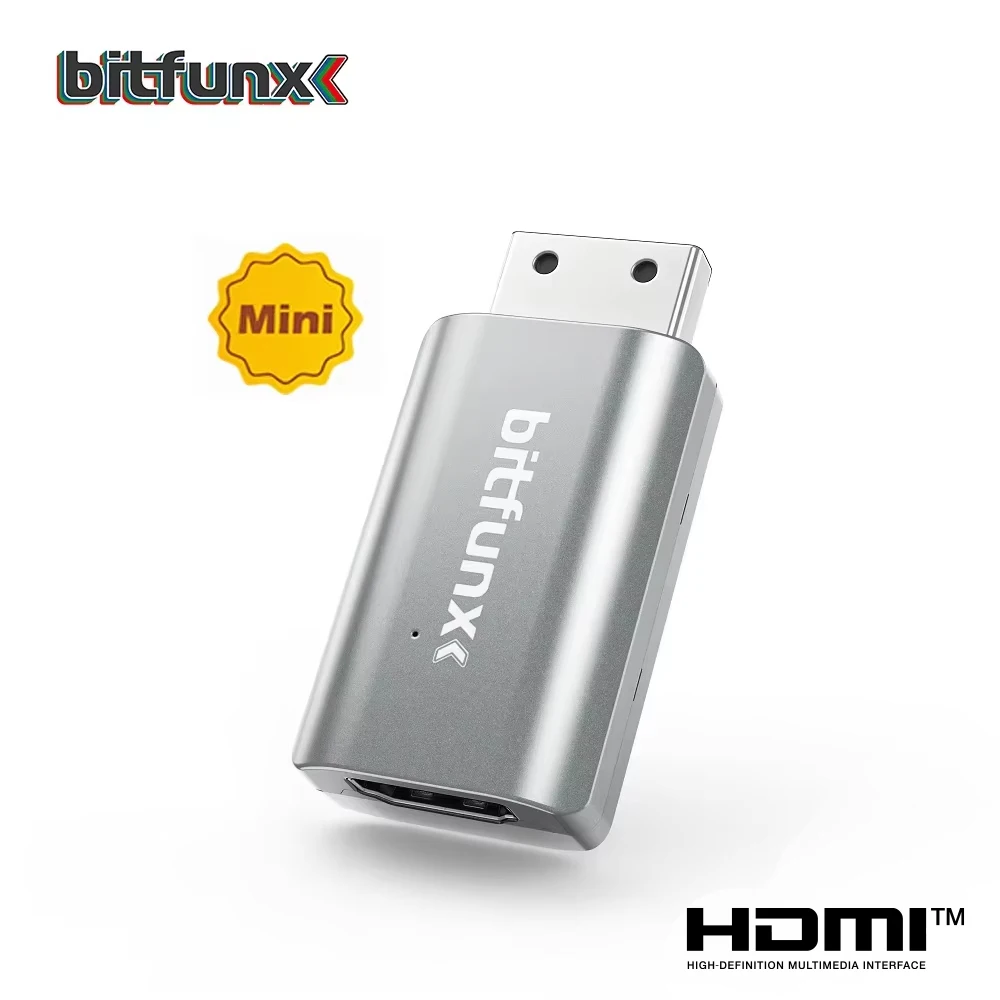 Bitfunx MINI DC Adapter VGA to HDMI™ HDTV Video Audio Converter for DreamCast Game Console All Version