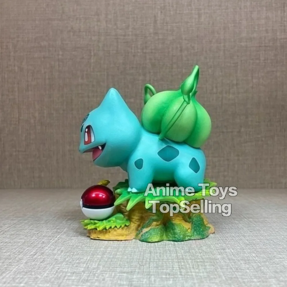 10cm/3.94in Anime Pokemon Figure Bulbasaur Action Figures Pvc Collection Model Toys for Gifts