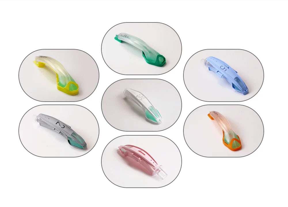 Califed TPE Non-inflatable Laryngeal Mask Airway Compatible With Igel Sterilized LMA Emergency Supraglottic Airway Device