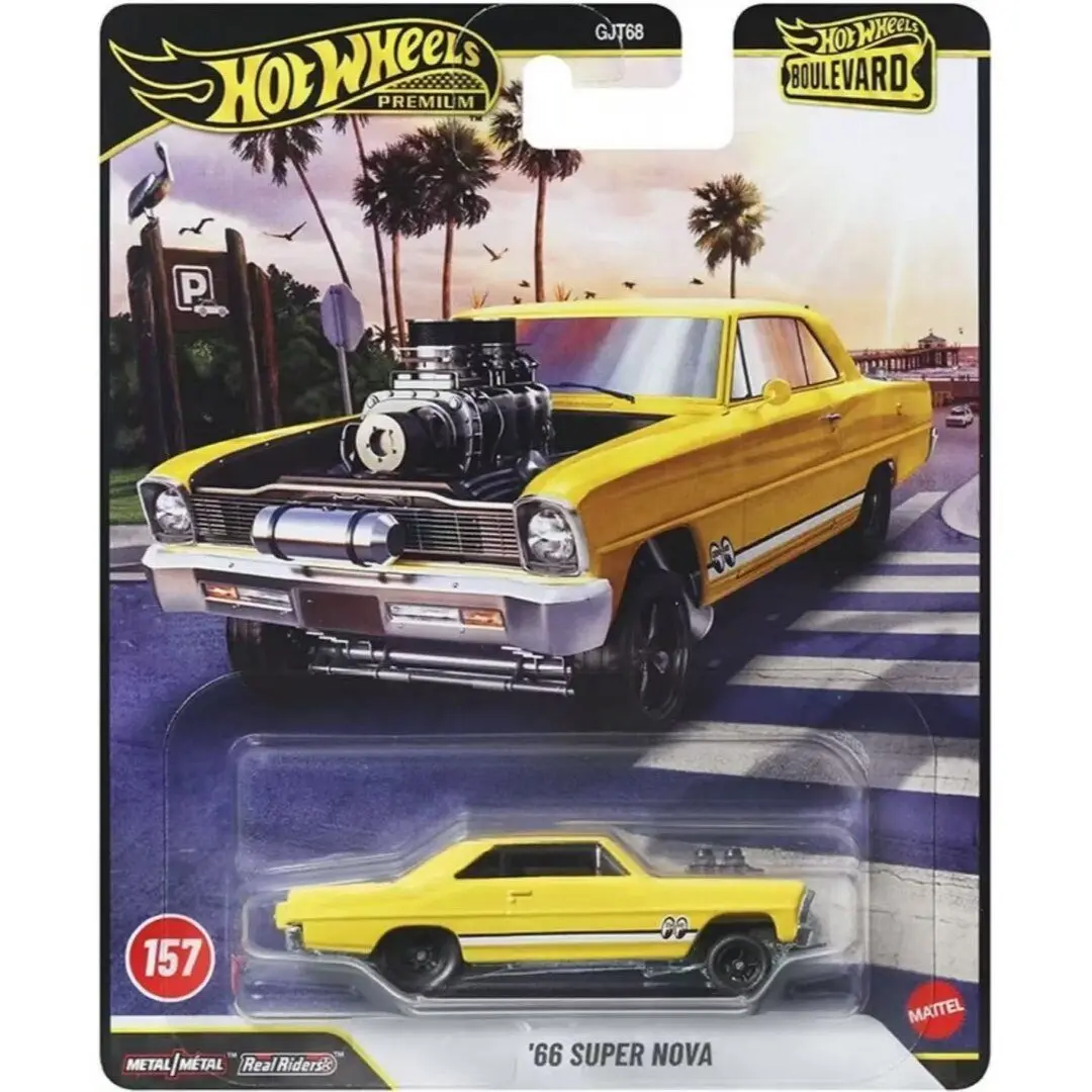 Hot Wheels Premium Series Boulevard GJT68 Enzo Ferrari Benz 560 Aston Martin Dbs Vehicle Diecast Car Model Collection Toy Gift