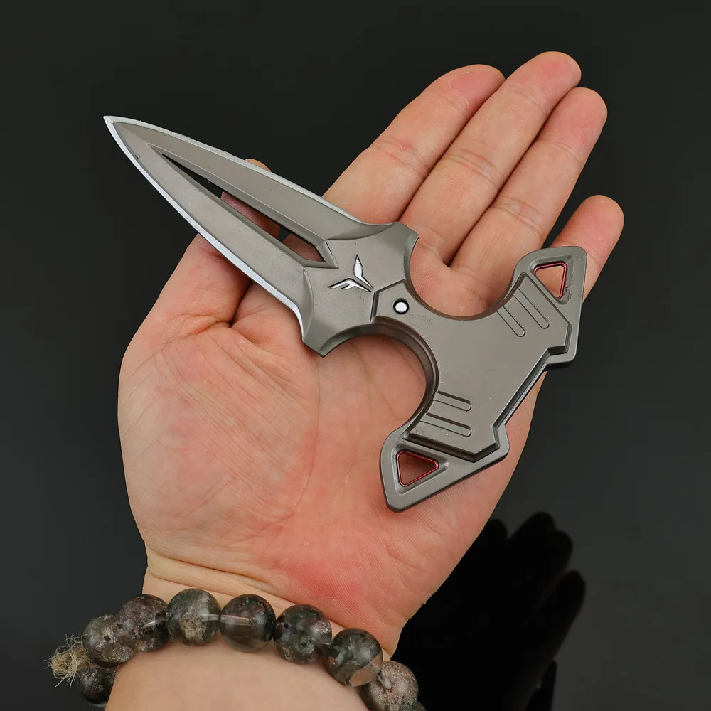 14cm Game Peripherals Model Crafts Ornament Rebel Squadron Hand Stab All-metal Toy Unsharpened Outdoor Toys Knife Gifts