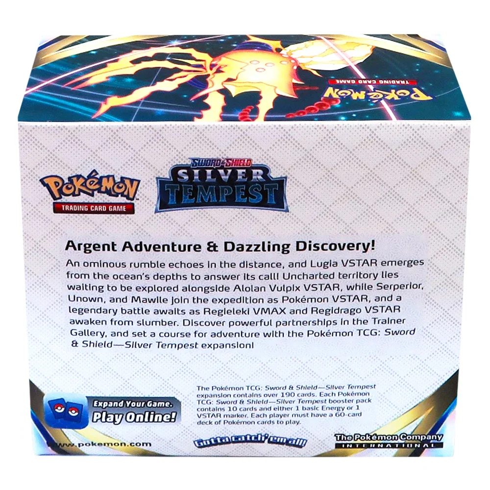 324Pcs Pokemon TCG: Sword & Shield Tempest Bonds Booster Box Trading Card Game Pokemon Card Kids Toys Board Game