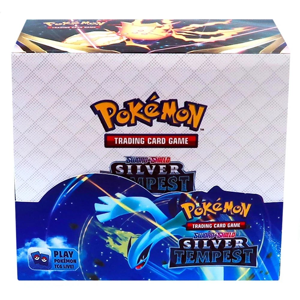 324Pcs Pokemon TCG: Sword & Shield Tempest Bonds Booster Box Trading Card Game Pokemon Card Kids Toys Board Game
