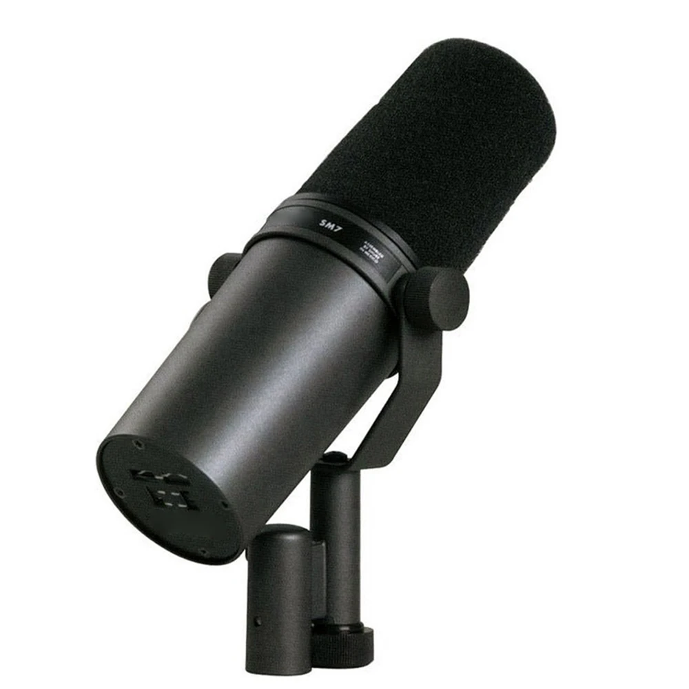 Cardioid Dynamic Microphone SM7B Sm7b 7B Studio Selectable Frequency Response Mic for Live Stage Recording Podcasting