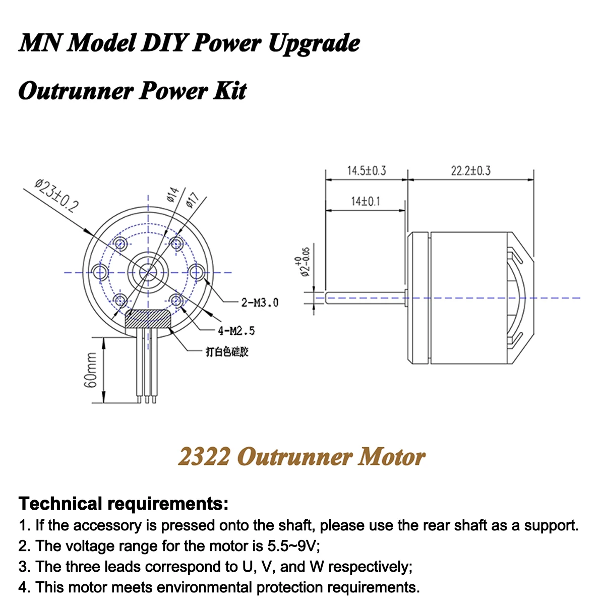 Power Combo 2322 2600KV Brushless Motor Metal Gear Box AM32 45A ESC 7CH Transmitter 21G Servo for RC Car MN82 MN78 MN168 MN99