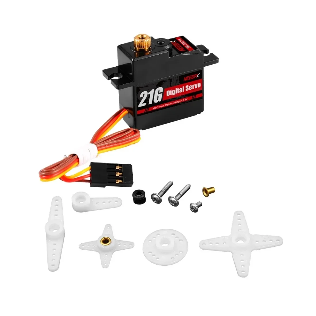 Power Combo 2322 2600KV Brushless Motor Metal Gear Box AM32 45A ESC 7CH Transmitter 21G Servo for RC Car MN82 MN78 MN168 MN99