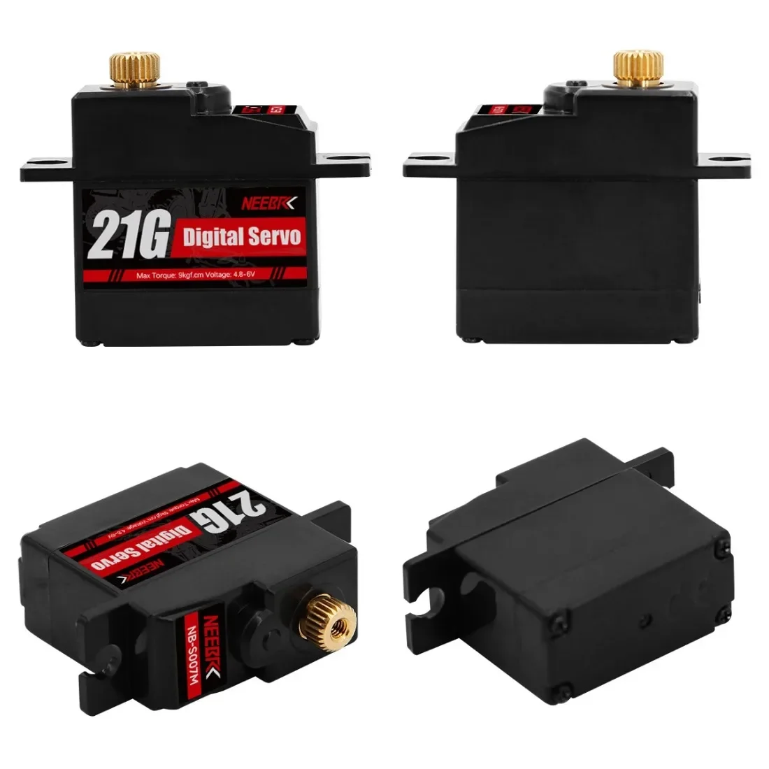 Power Combo 2322 2600KV Brushless Motor Metal Gear Box AM32 45A ESC 7CH Transmitter 21G Servo for RC Car MN82 MN78 MN168 MN99