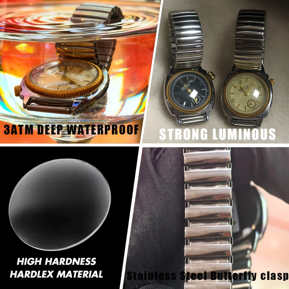 Waterproof Y2K Watches for Men and Women Japanese Retro Luminous Men Wristwatch Premium Stainless Steel Quartz Watch שעון יד קוו