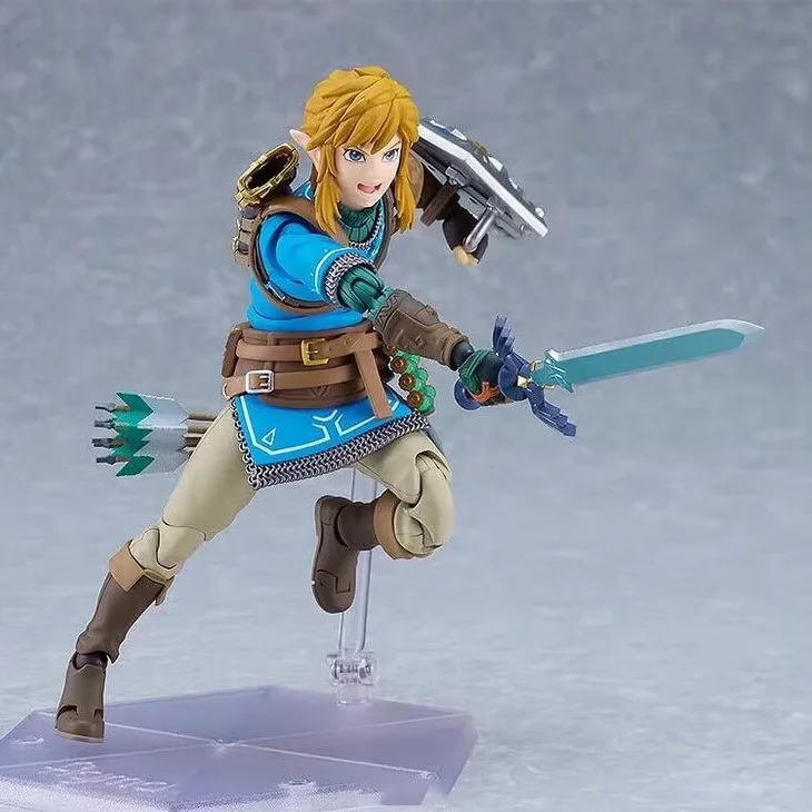 The Legend Of Zelda Figure Link Action Figures Figma 626 Figurine Doll Desk Decora Statue Collection Model Kid Toy Birthday Gift
