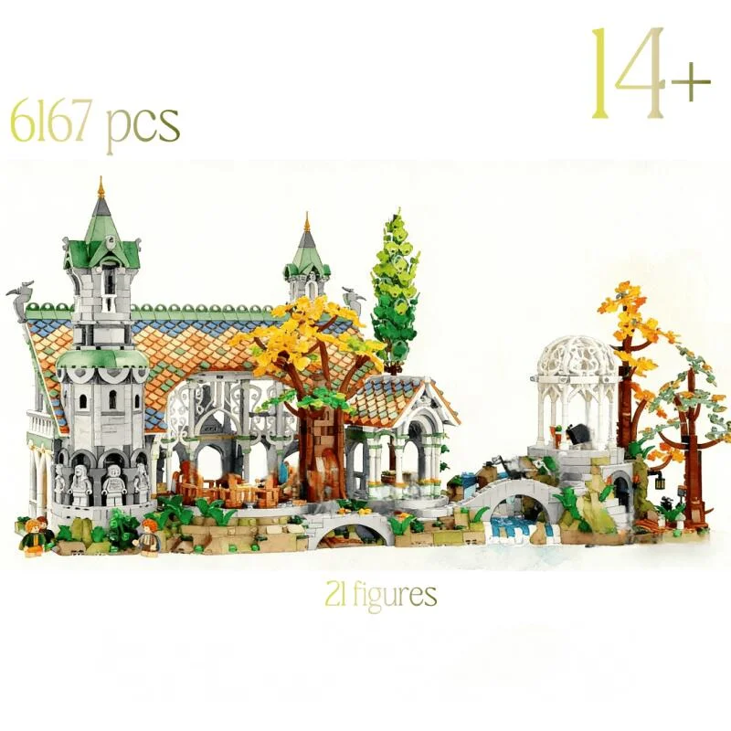2026 Classic Hot Sale 6167 Pcs Versatile Creative Series Building Blocks Quiet Valley Suitable for Birthday Gifts and Ornaments