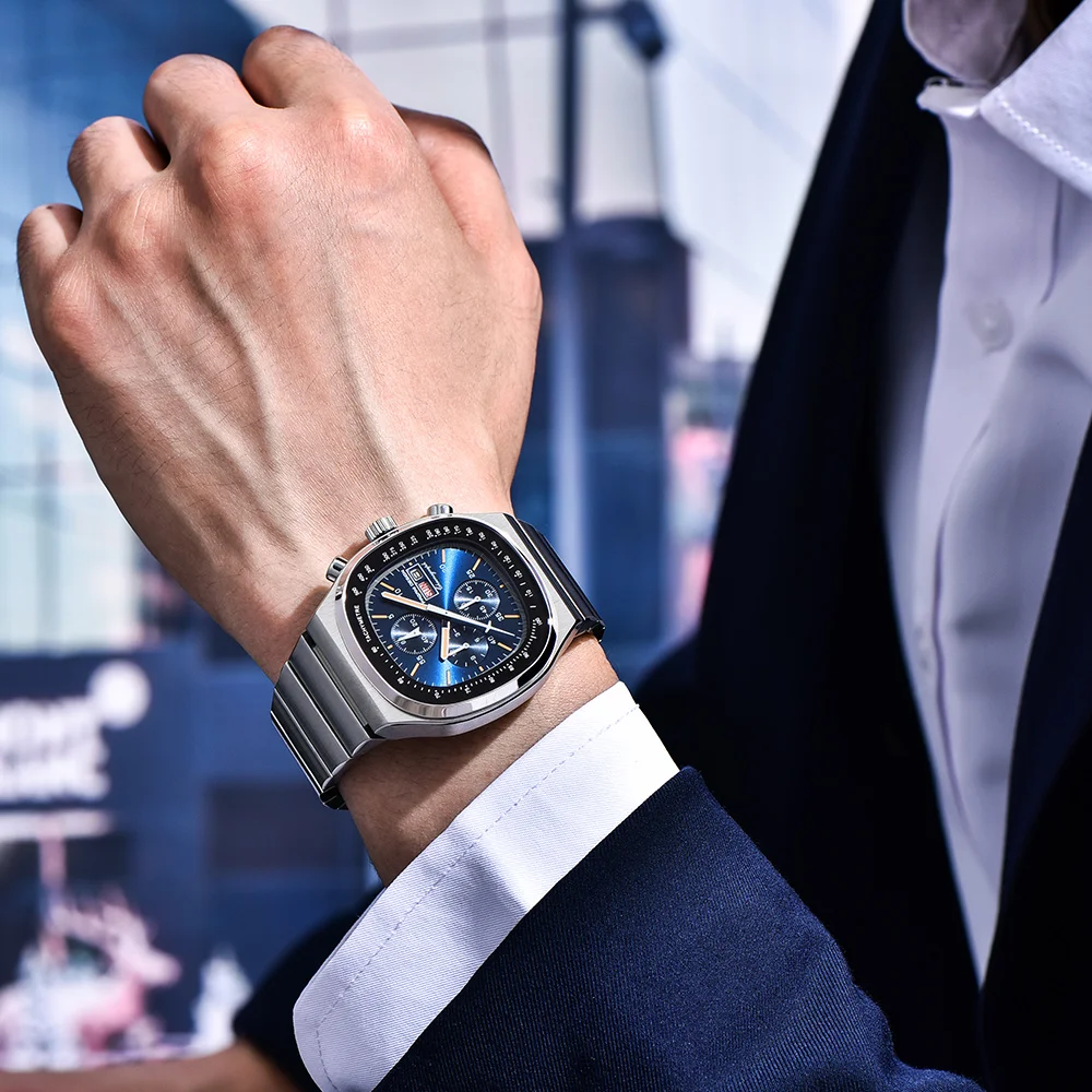 PAGANI DESIGN PD1819 Men Quartz Watch Miyota OS00 Movement Speed Tester Sapphire Waterproof Chronograph Watch Reloj Hombre