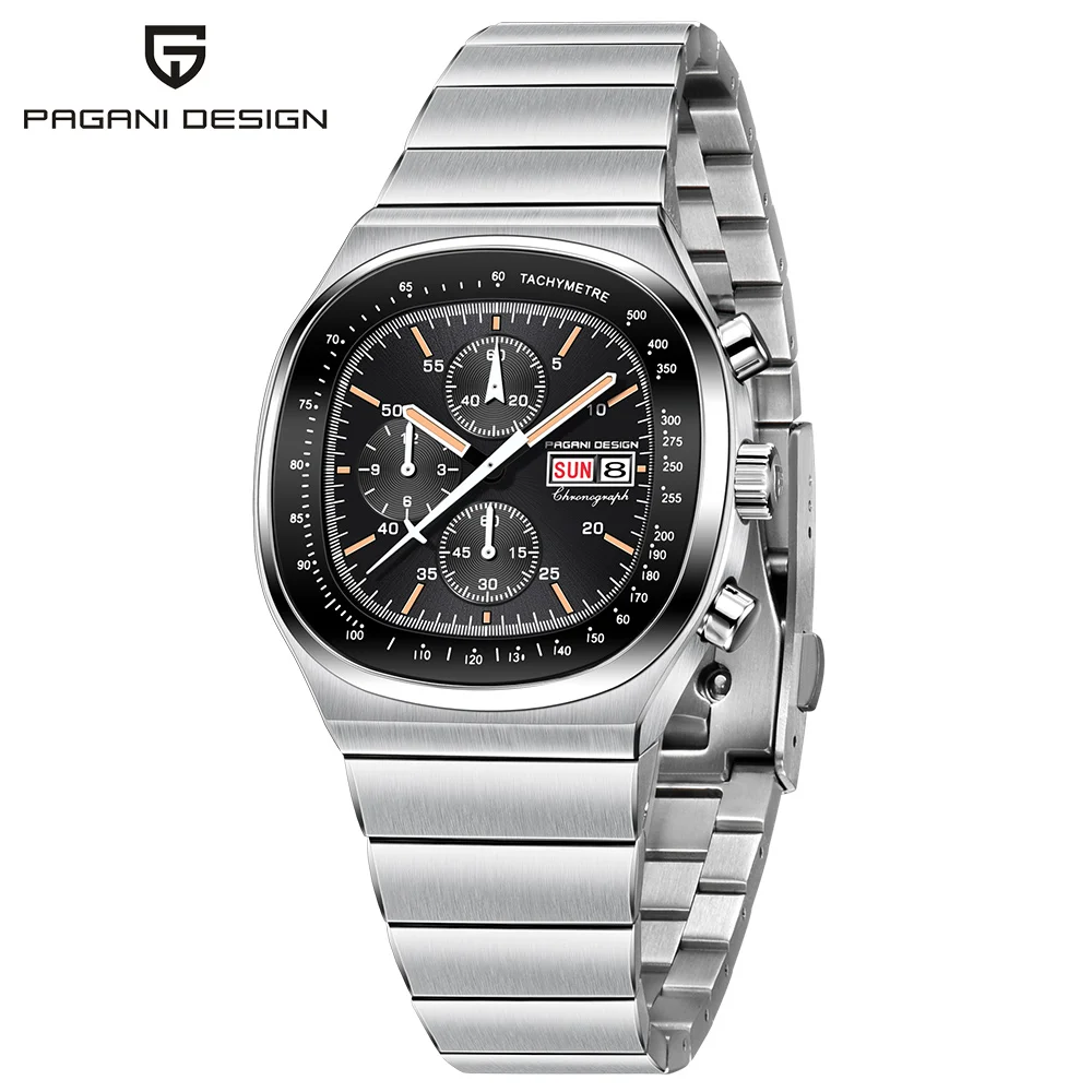 PAGANI DESIGN PD1819 Men Quartz Watch Miyota OS00 Movement Speed Tester Sapphire Waterproof Chronograph Watch Reloj Hombre