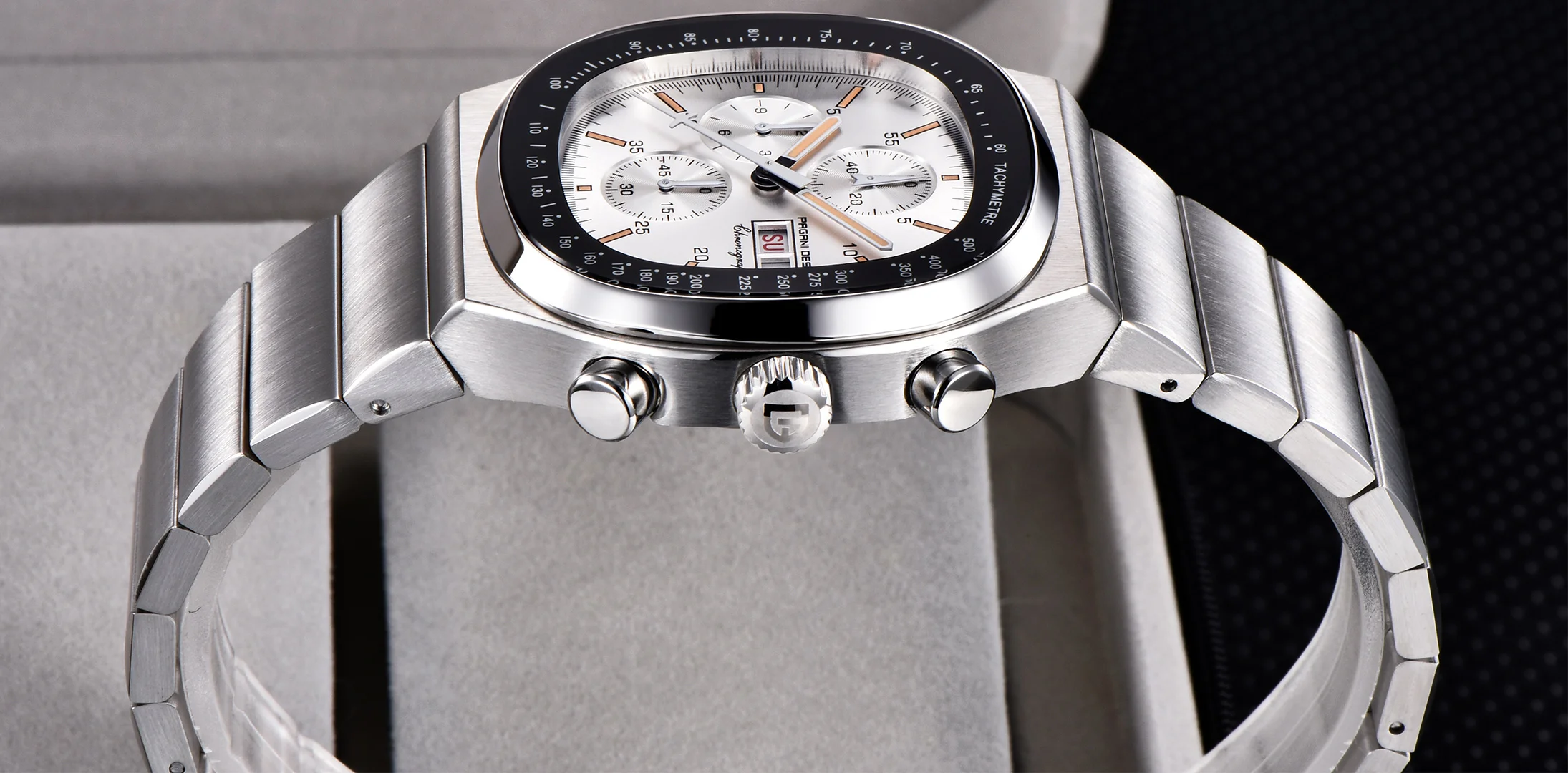 PAGANI DESIGN PD1819 Men Quartz Watch Miyota OS00 Movement Speed Tester Sapphire Waterproof Chronograph Watch Reloj Hombre