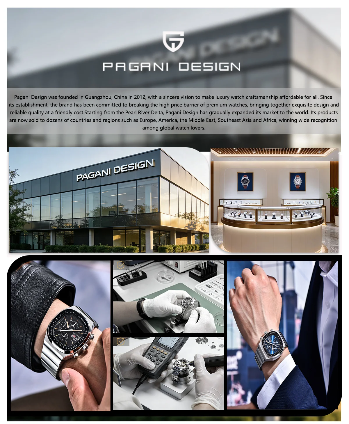 PAGANI DESIGN PD1819 Men Quartz Watch Miyota OS00 Movement Speed Tester Sapphire Waterproof Chronograph Watch Reloj Hombre