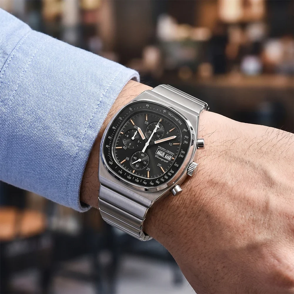 PAGANI DESIGN PD1819 Men Quartz Watch Miyota OS00 Movement Speed Tester Sapphire Waterproof Chronograph Watch Reloj Hombre