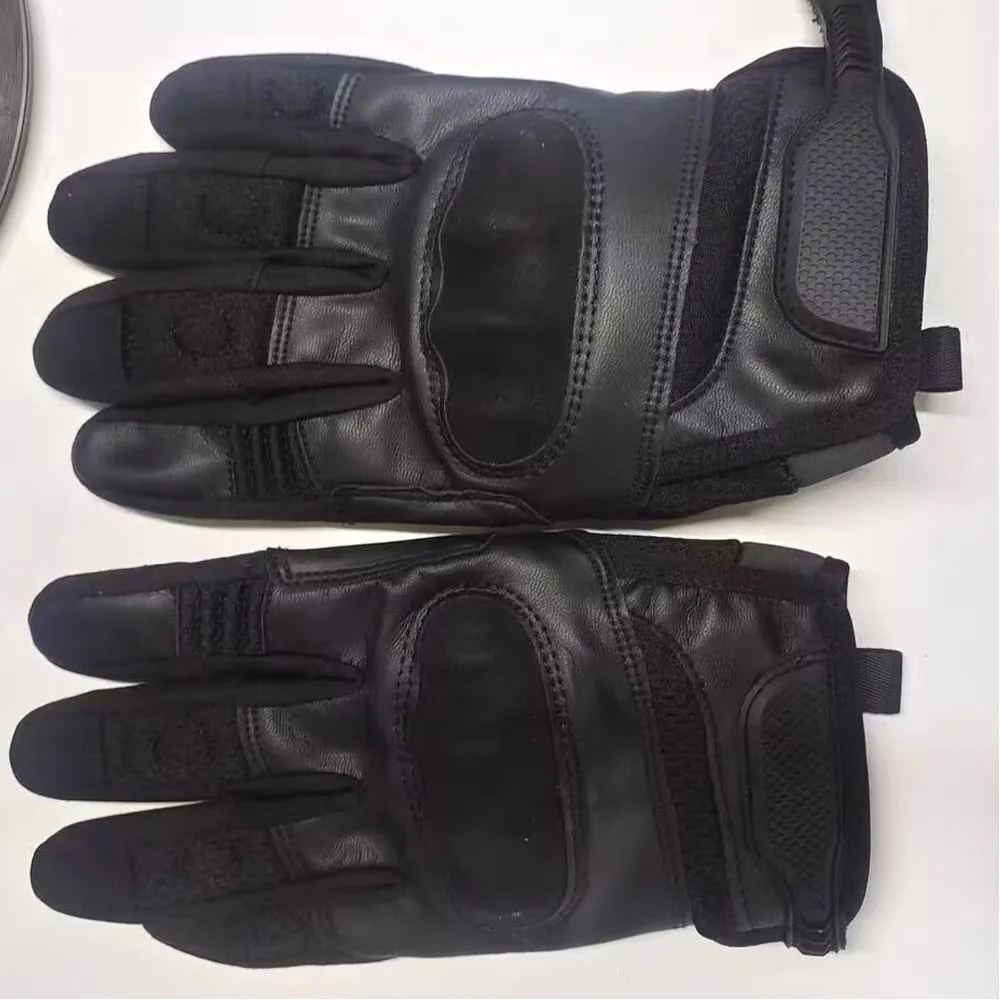 PU Leather Tactical Gloves Touch Screen Cycling Hard Shell Hiking Combat Hunting Airsoft Driving Bicycle Anti-slip Bike Mittens