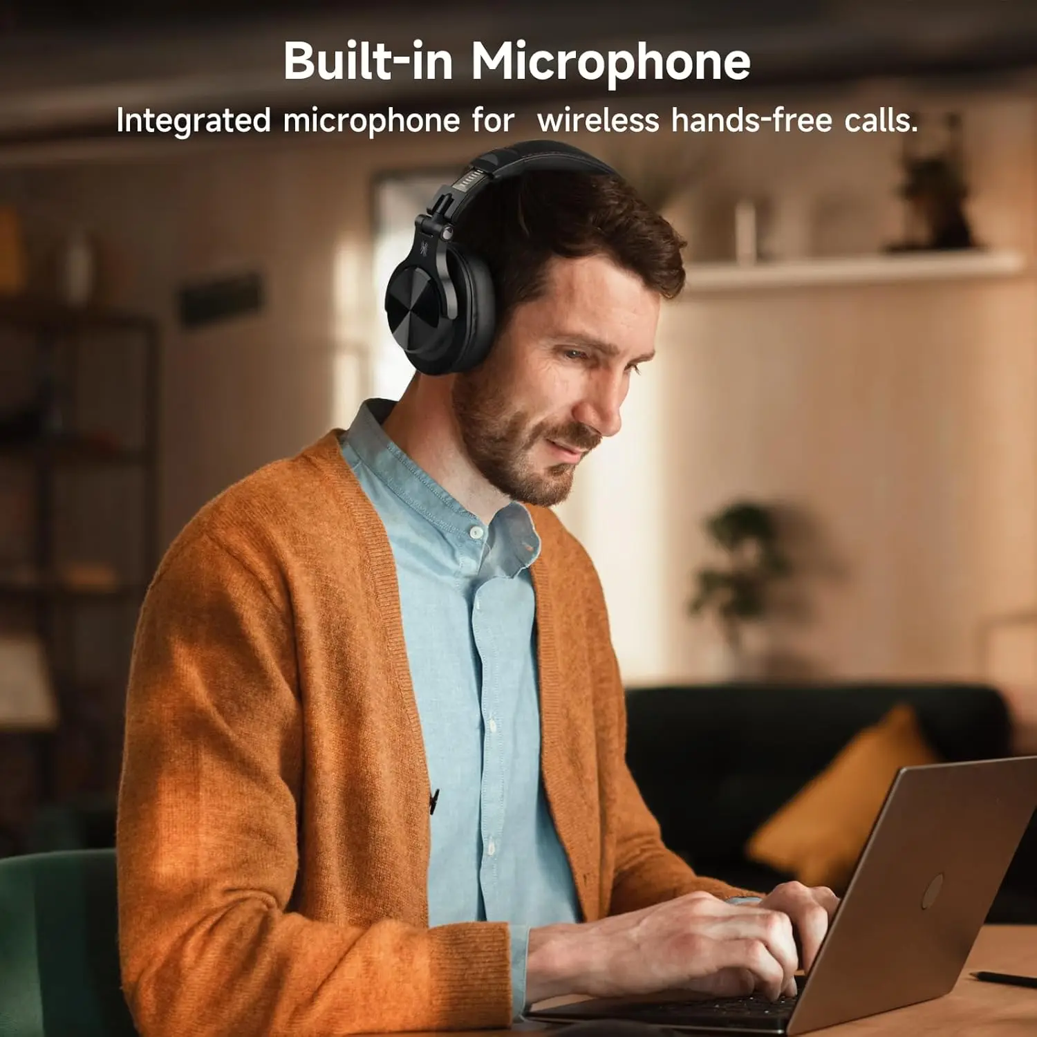 Oneodio Fusion A70 Bluetooth Headphones Hi-Res Audio Over Ear Wireless Headset 72H Professional Studio Monitor DJ HiFi Earphones