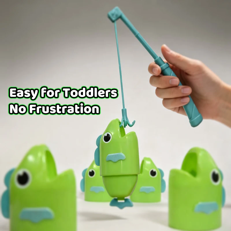 Fishing Master Extendable Fishing Battle Game Parent-Child Interactive Montessori Fine Motor Skills Educational Toy for Kids