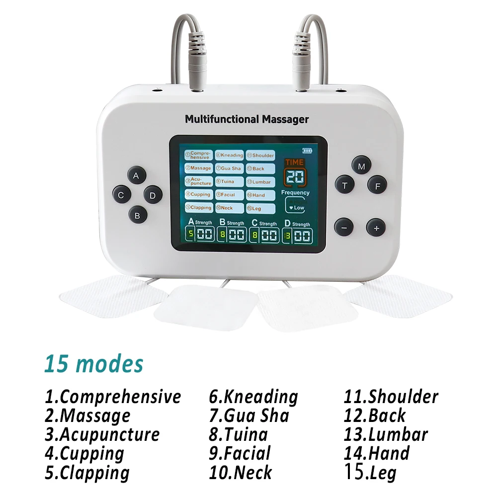 EMS Electric Muscle Stimulator Tens Unit Electrostimulator Pulse Massager Rechargeable Full Body Care Muscle Relax Device