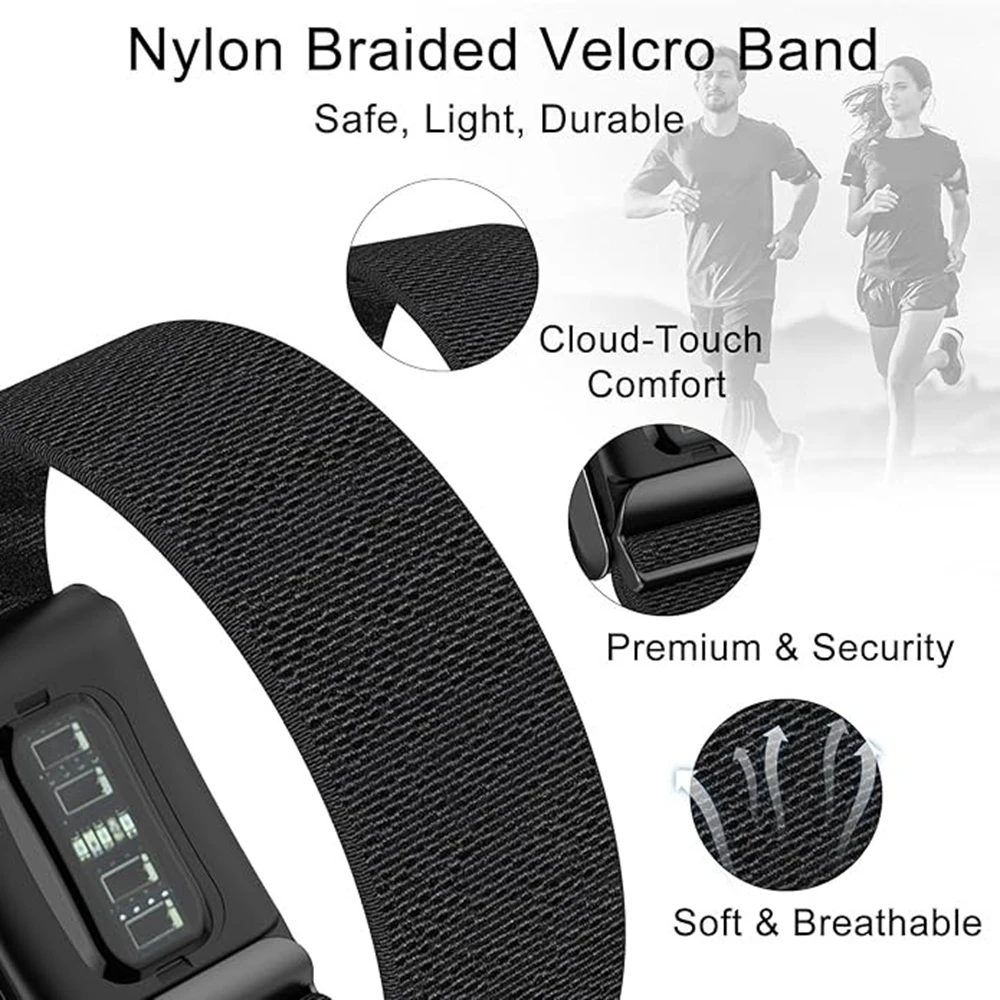 Adjustable Resistant Bicep Band For Whoop 5.0/MG one+peak Breathable Nylon Band for Bicep Bands for Whoop 5.0MG