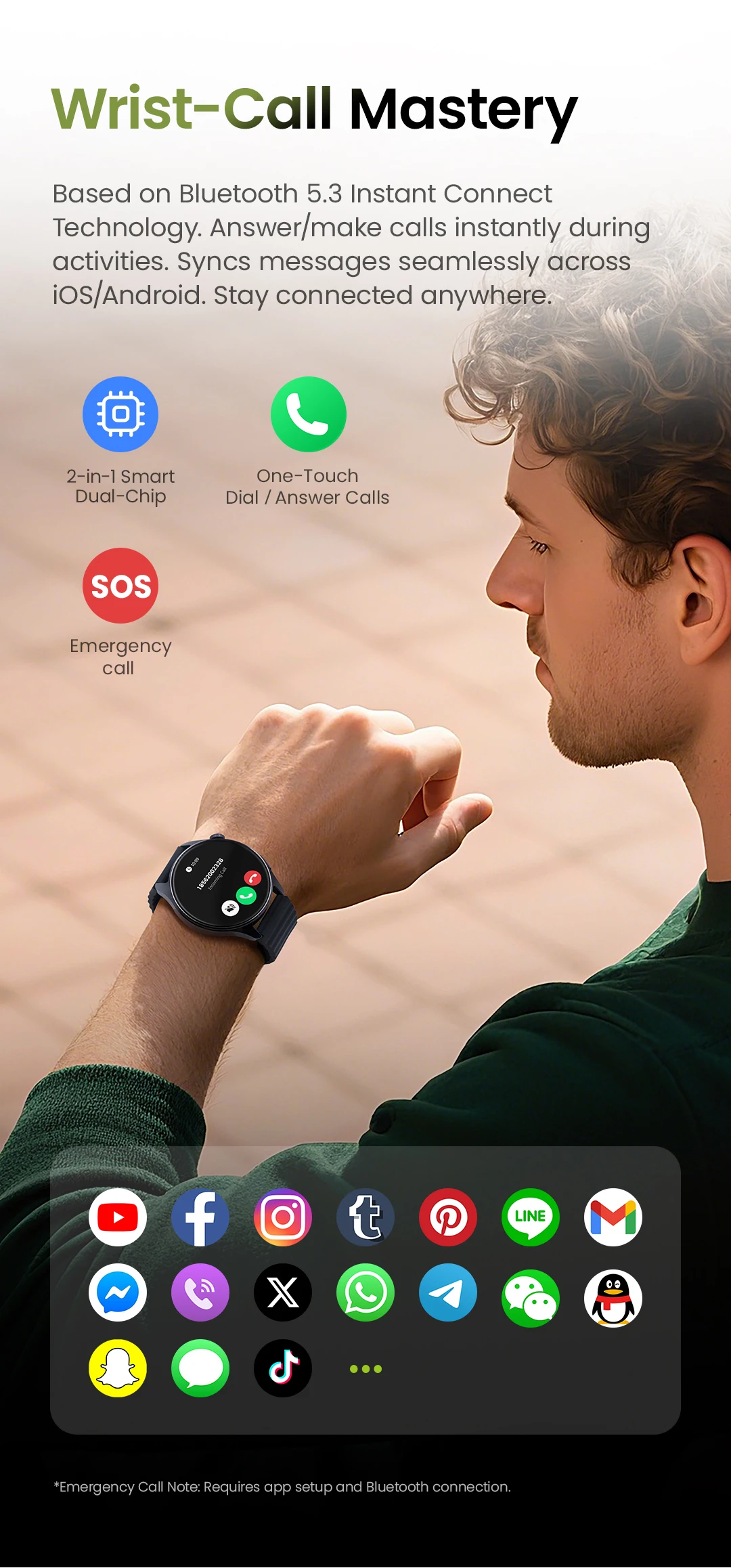 HF012 HAYLOU Watch 4S GPS Smart Watch 1.43” HD AMOLED Display 5 Satellite Positioning 120+ Workout Modes Sport Smartwatch