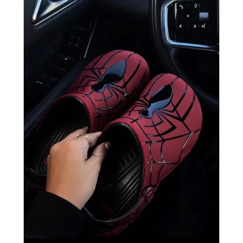 in Stock Kawaii Beach Sandals Hole Shoe Comics Cartoon 3D Adult Service Breathable Fashion Trend Sense of Luxury Gift