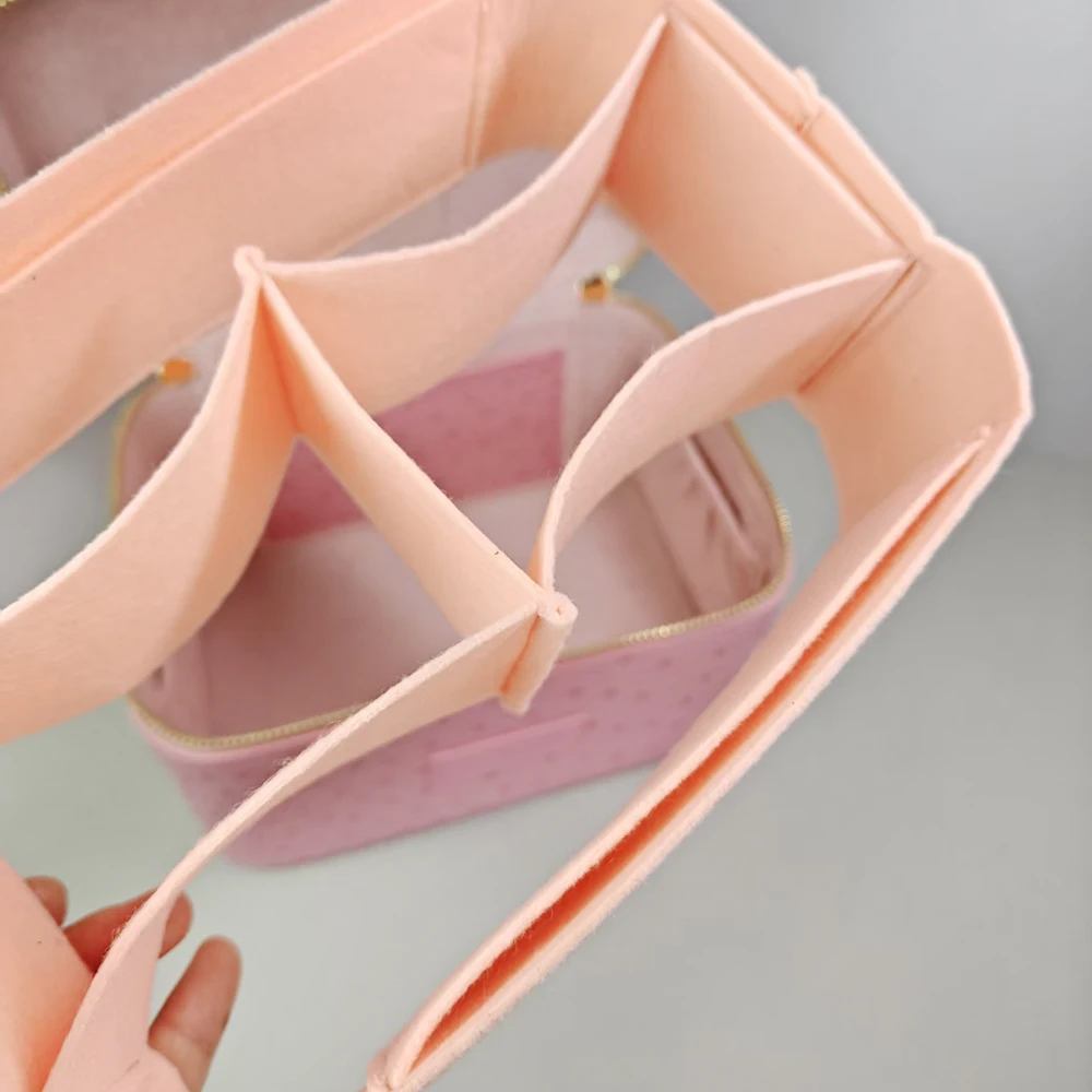 Custom Name Cosmetic Bag For Women Large Capacity Toiletry Kit Case Bag Travel Portable Handheld Leather Makeup Organizer Box