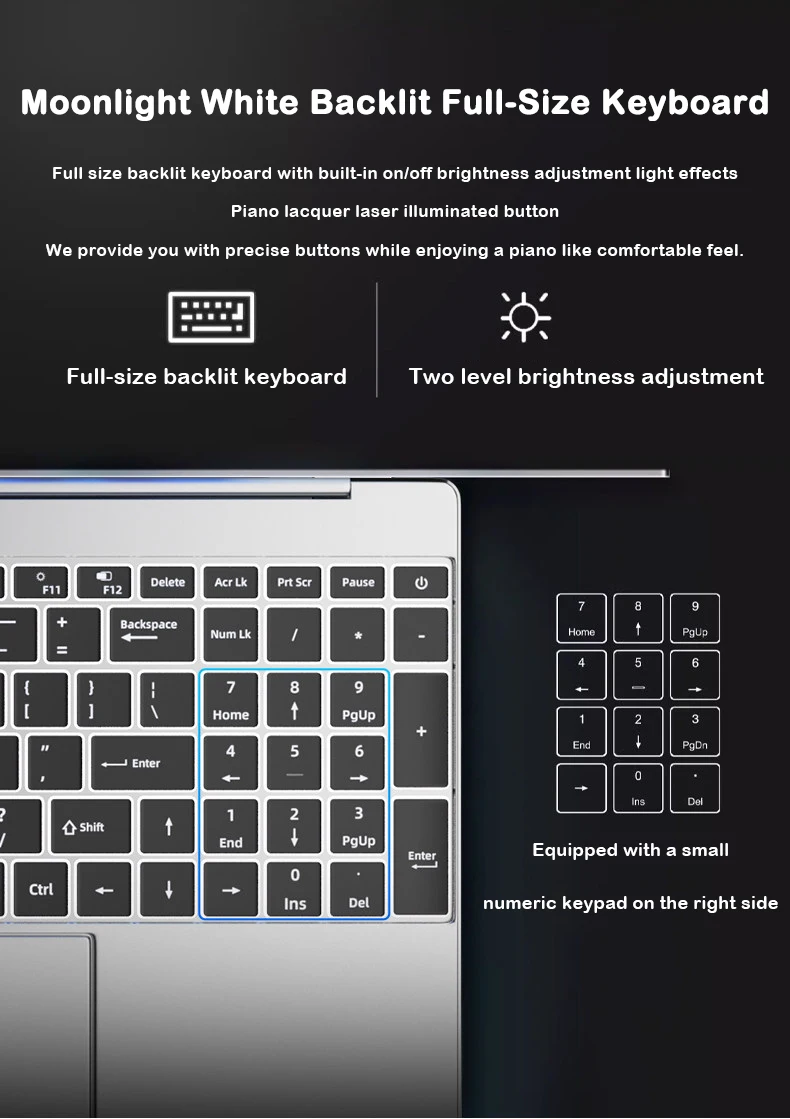 New 15.6" Laptop Intel Core I9-9880H 32GB RAM 2TB SSD Ultra Slim Gaming Laptop 1920*1080 Windows 11 Office Study Home Use