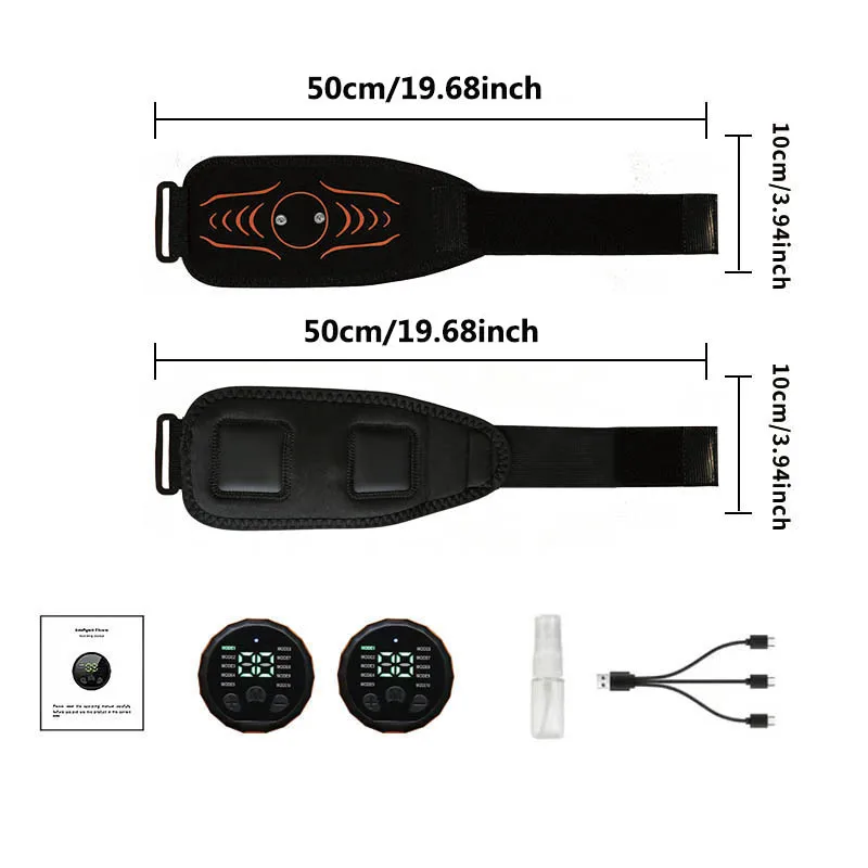Smart Muscle Stimulator Arm Trainer Muscle Toner Arm Shaping Slimming Massager Home Gym Fitness Equiment USB Recharge