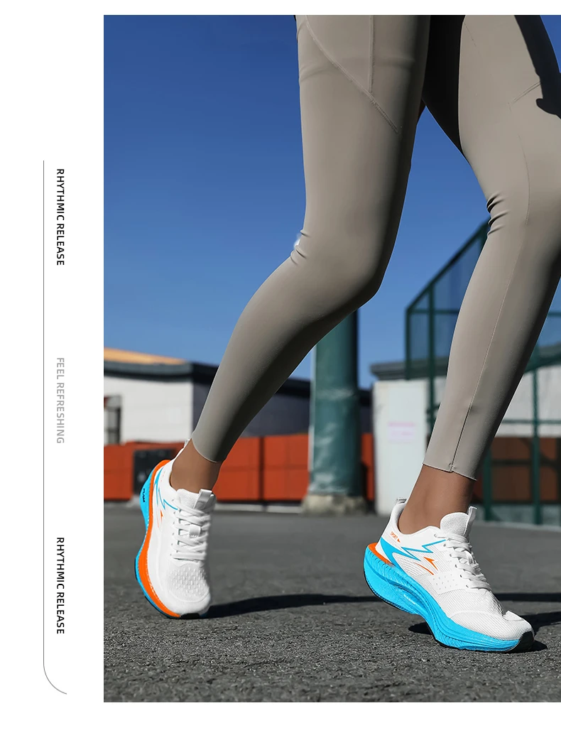 NEW Running Shoes Carbon Board Marathon Men Sports Breathable Lightweight Women's Comfortable Athletic Nonskid Sneakers Casual