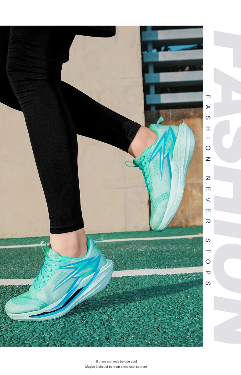 NEW Running Shoes Carbon Board Marathon Men Sports Breathable Lightweight Women's Comfortable Athletic Nonskid Sneakers Casual