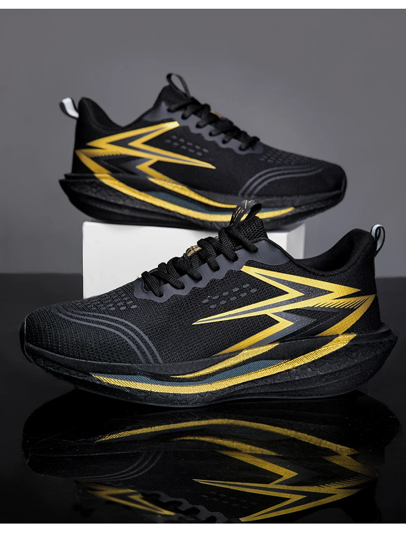 NEW Running Shoes Carbon Board Marathon Men Sports Breathable Lightweight Women's Comfortable Athletic Nonskid Sneakers Casual